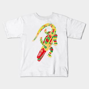 Crocodile rainbow Kids T-Shirt